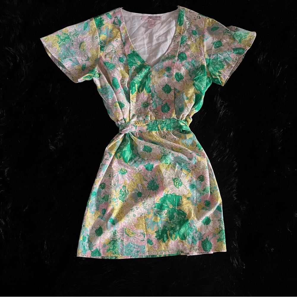 Floral Pastel Mod Dress